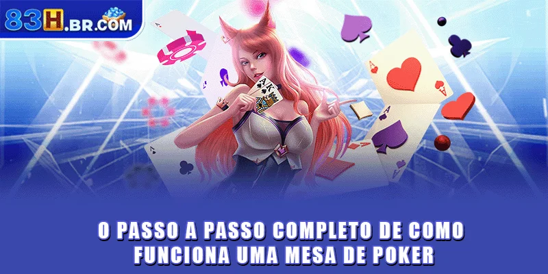 O passo a passo completo de como funciona uma mesa de Poker